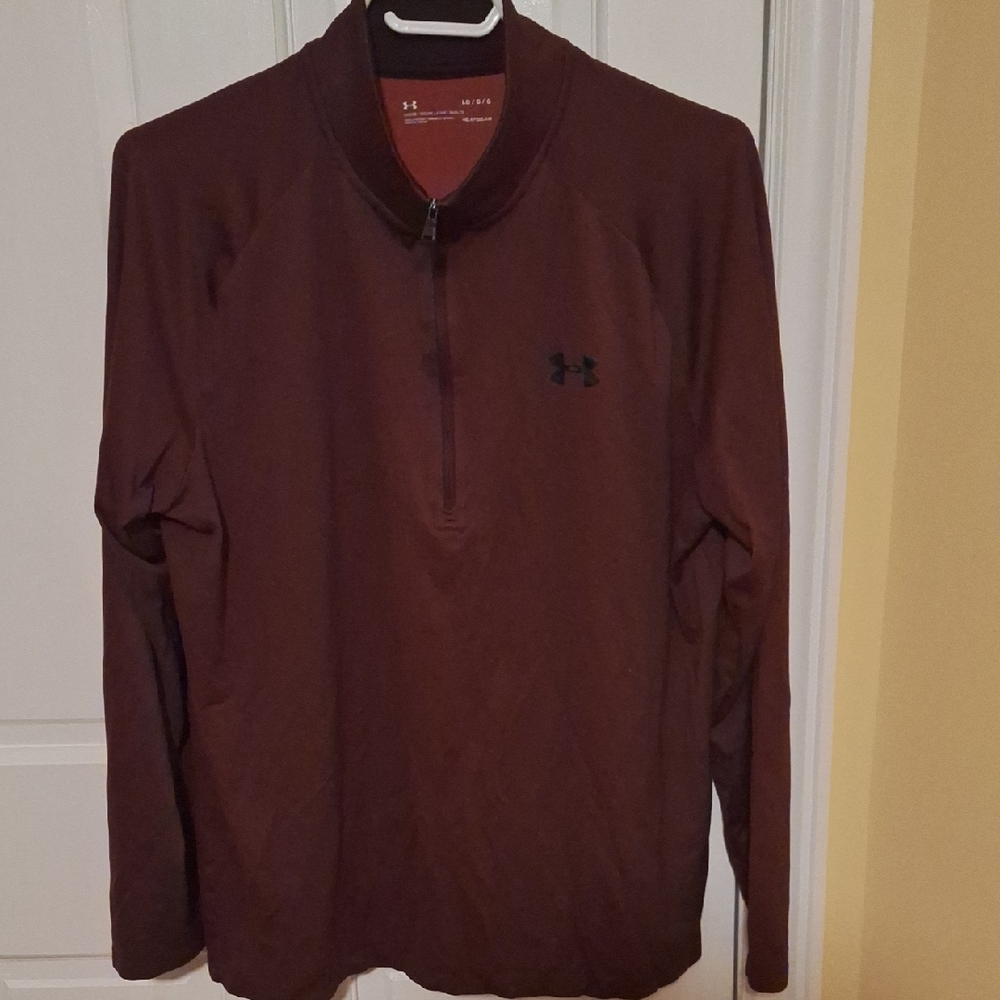 Under Armour Burgundy Quarter-Zip Pullover